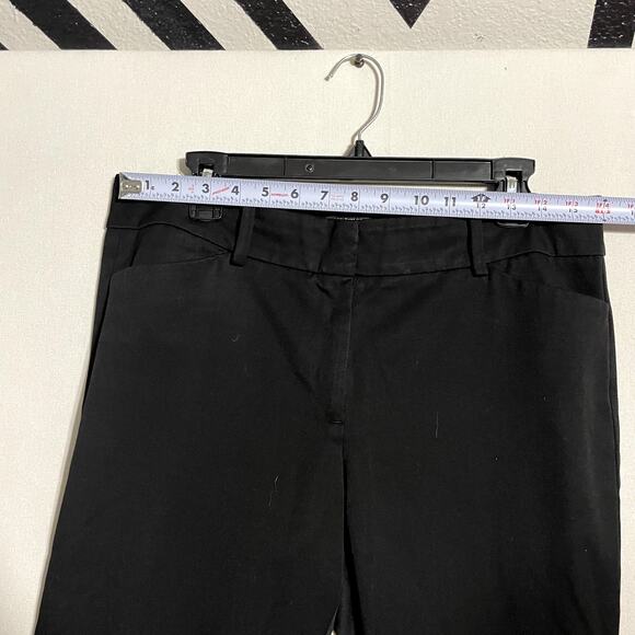 Ann Taylor Signature Fit Black Wide Leg Trousers Pants Just Below Waist - Size 8 - Picture 8 of 9